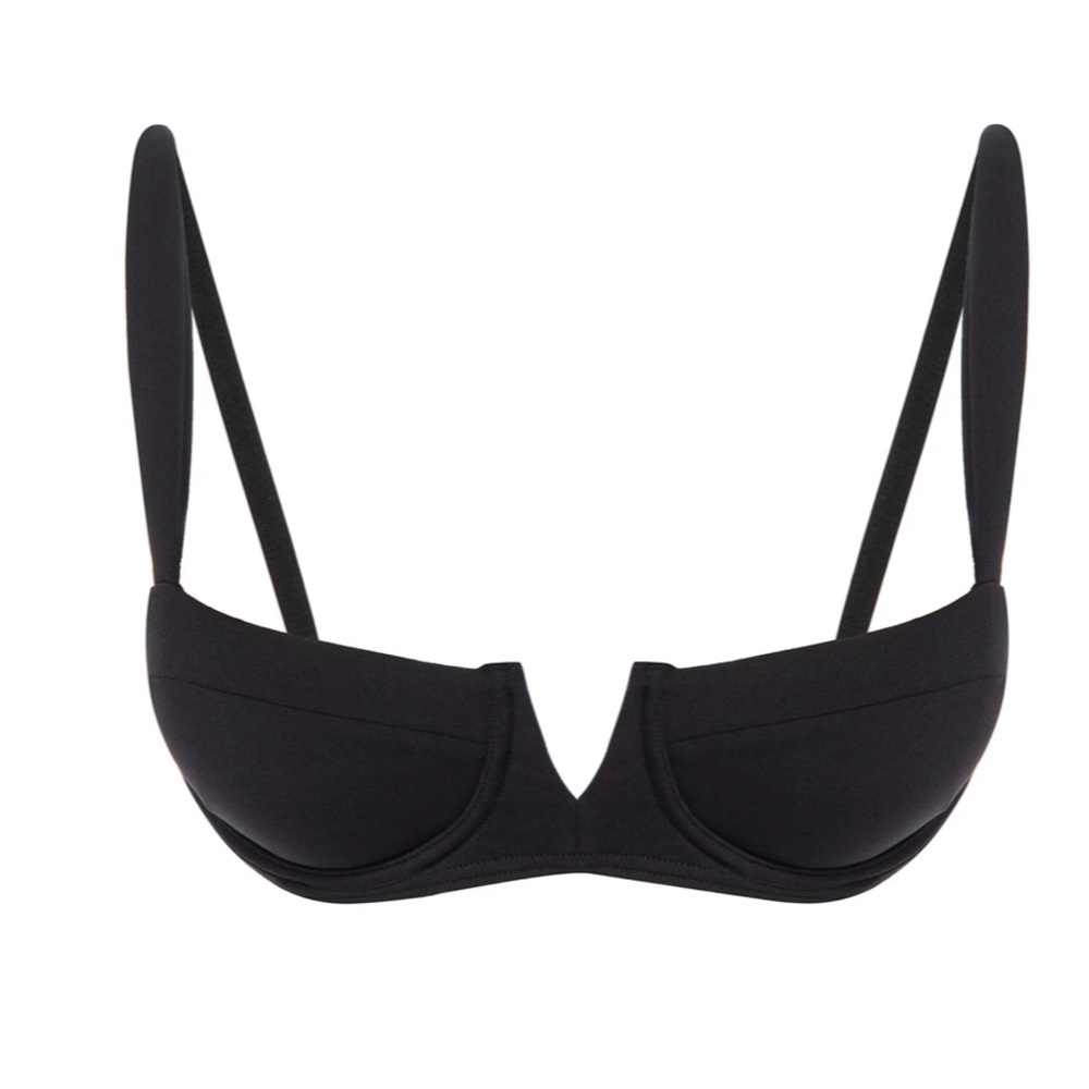 Monday Swimwear Clovelly Bikini Top Black Size V